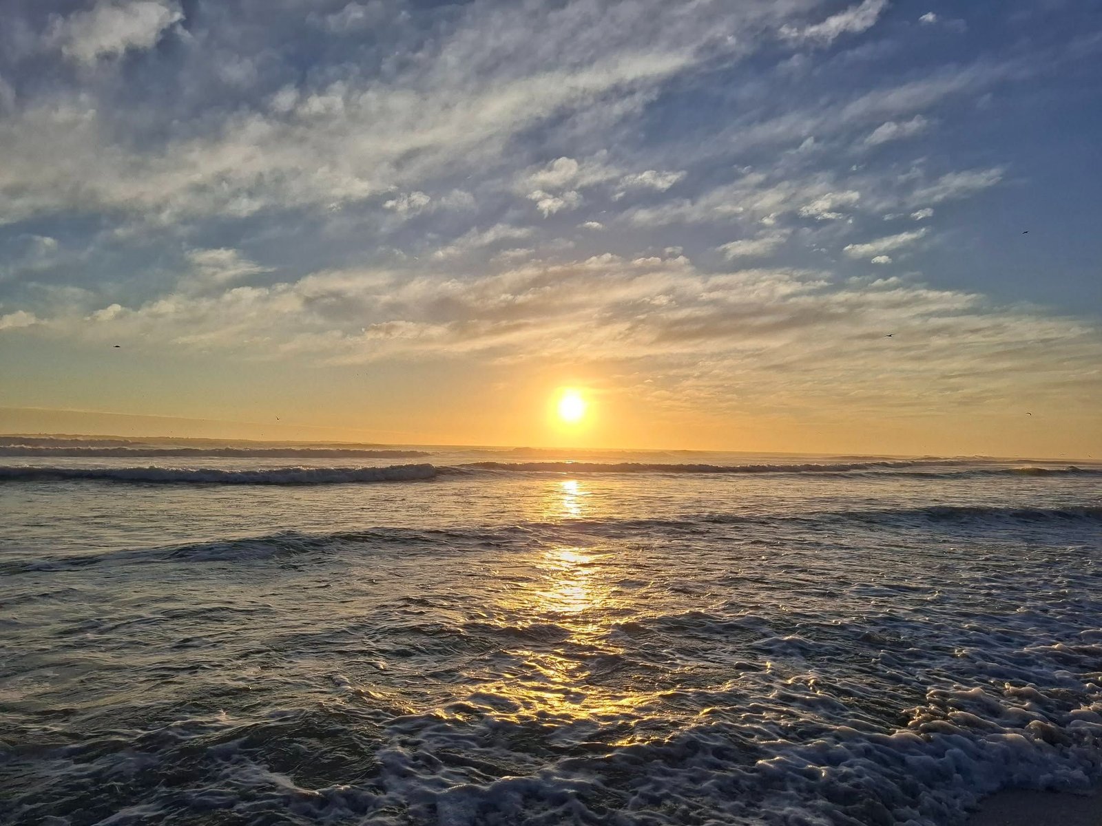 Sunrise over the sea